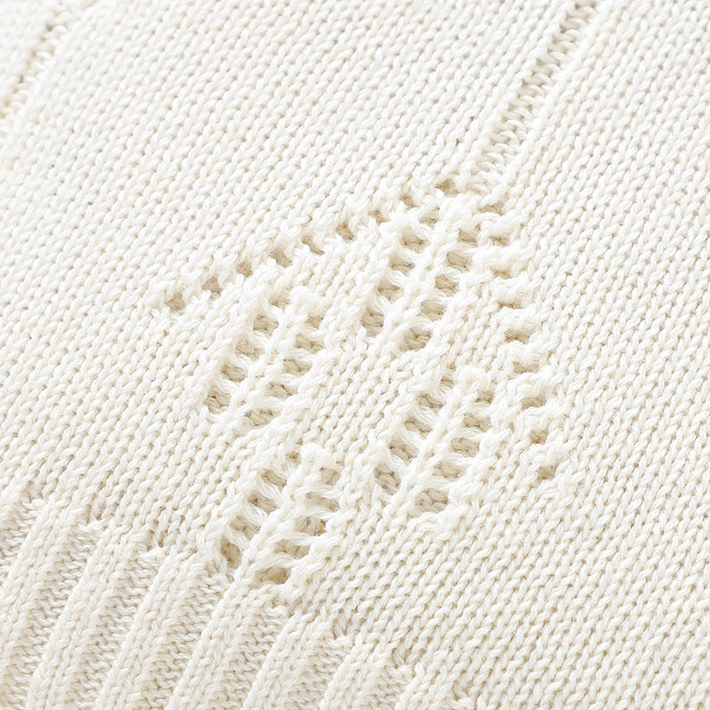 Ażurowy kocyk bawełniany 70x90 cm