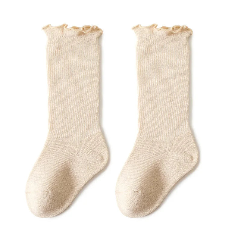 bawełniane skarpetki z falbanką