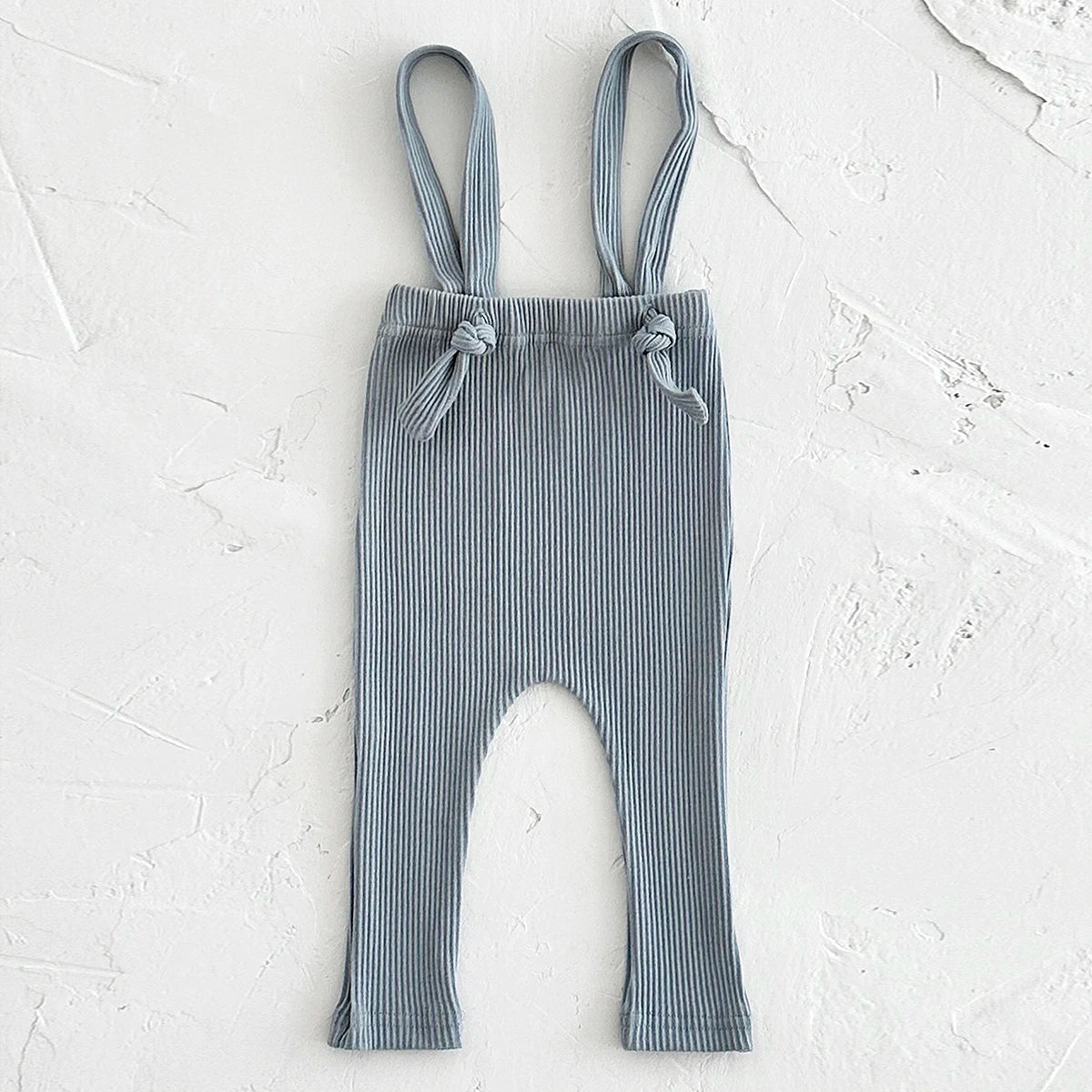 Legginsy dziecięce z prążkowanej dzianiny