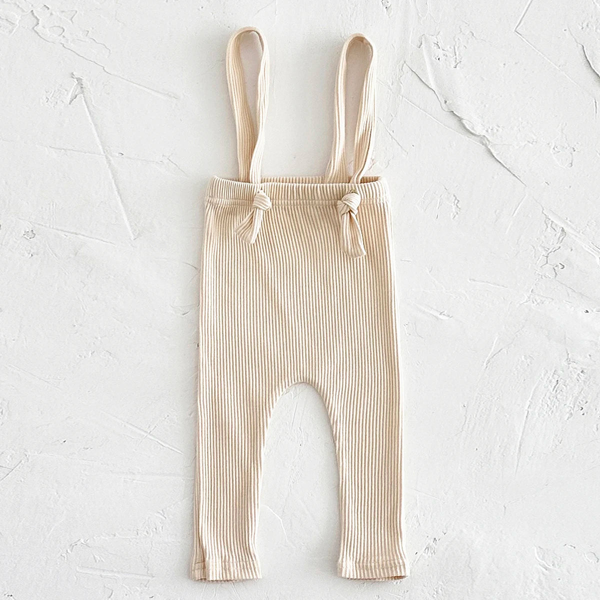 Legginsy dziecięce z prążkowanej dzianiny