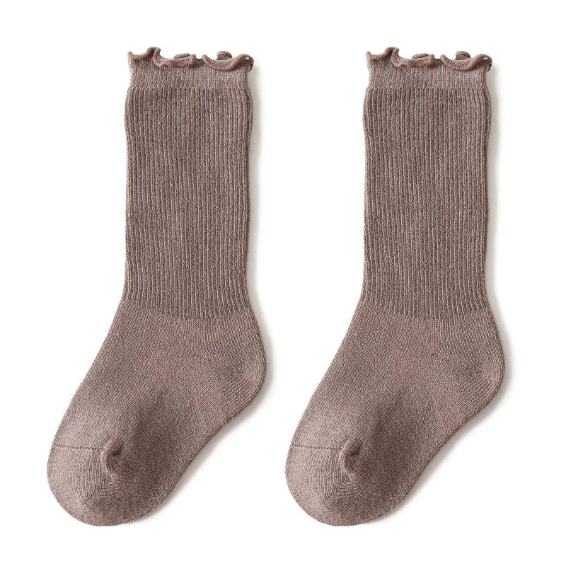 bawełniane skarpetki z falbanką