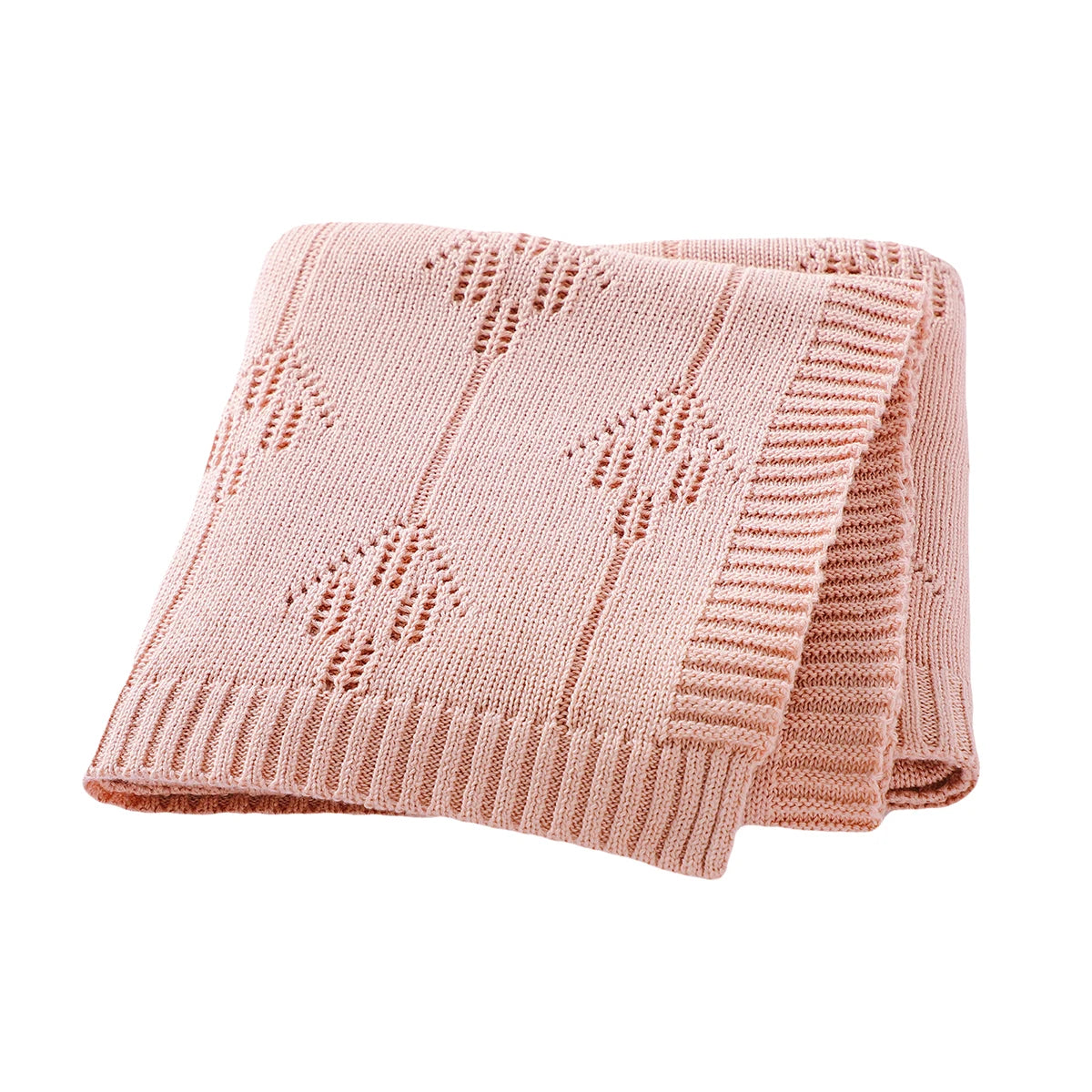 Ażurowy kocyk bawełniany 70x90 cm