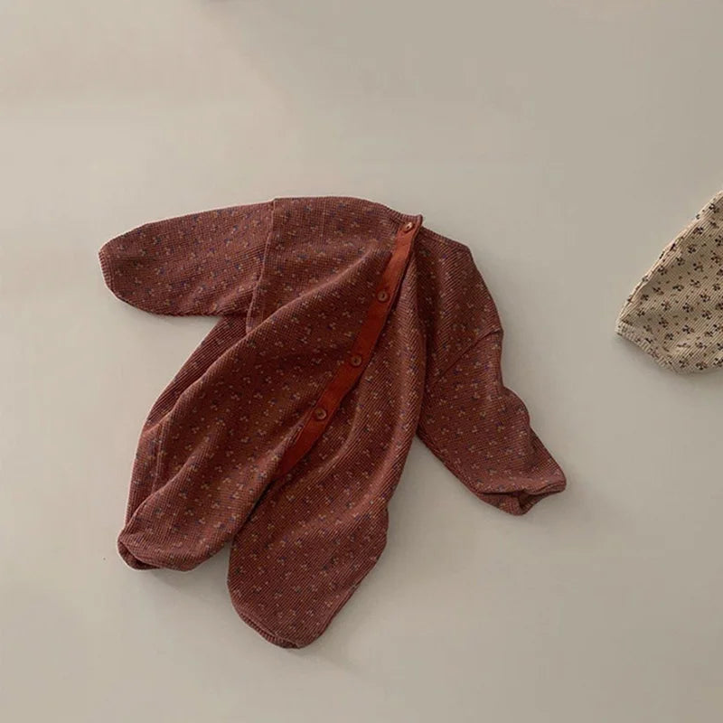 Kombinezon niemowlęcy z bawełny wafelkowej