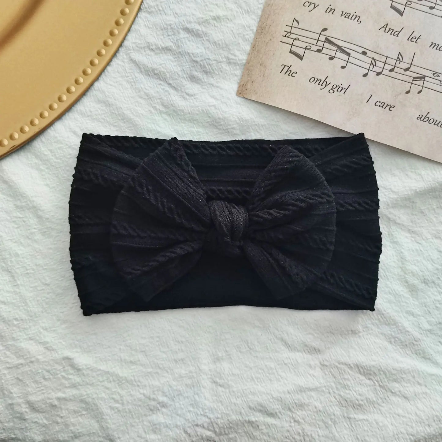 Elastyczna opaska na głowę dla niemowląt