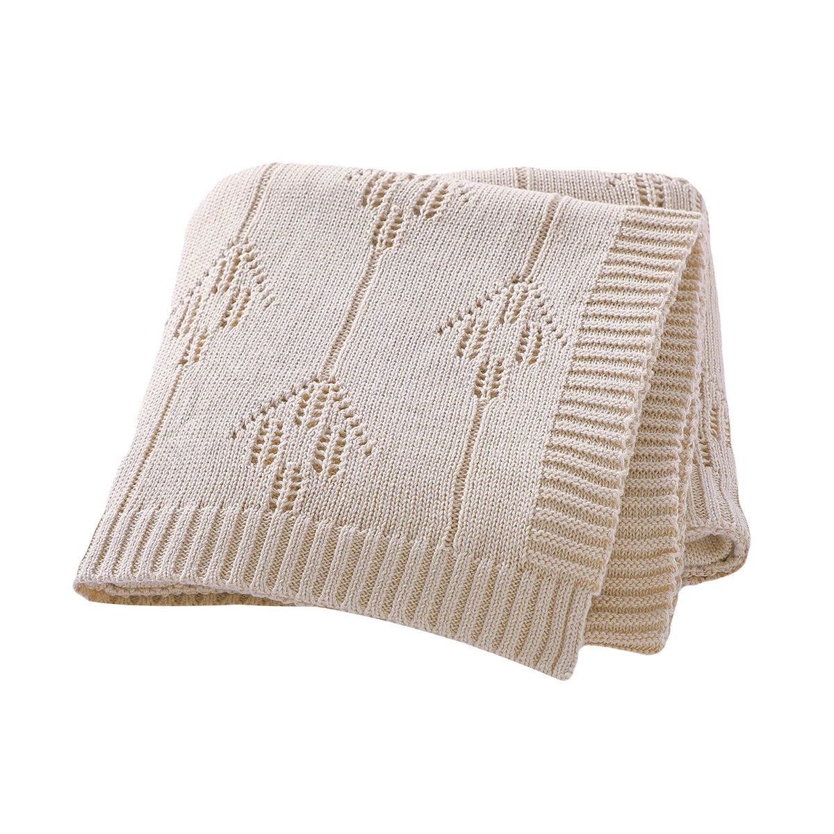 Ażurowy kocyk bawełniany 70x90 cm