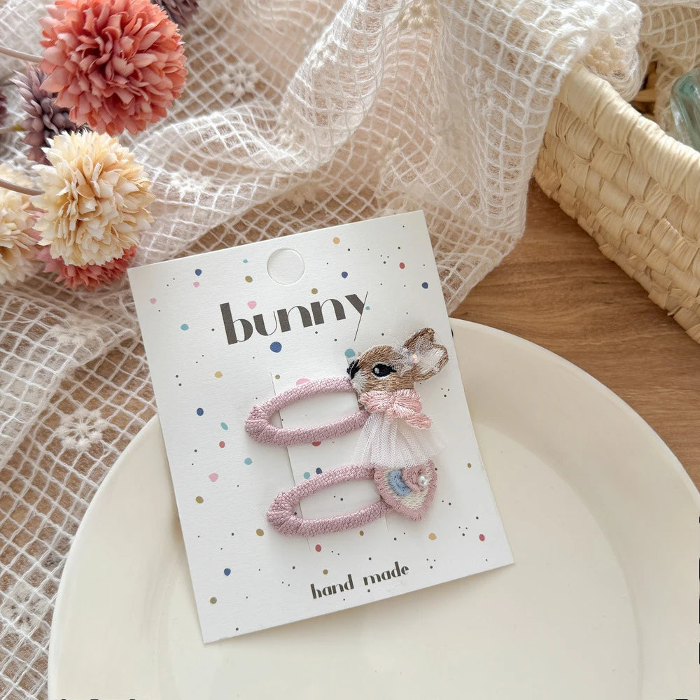 Kolorowe spinki dla dziewczynek